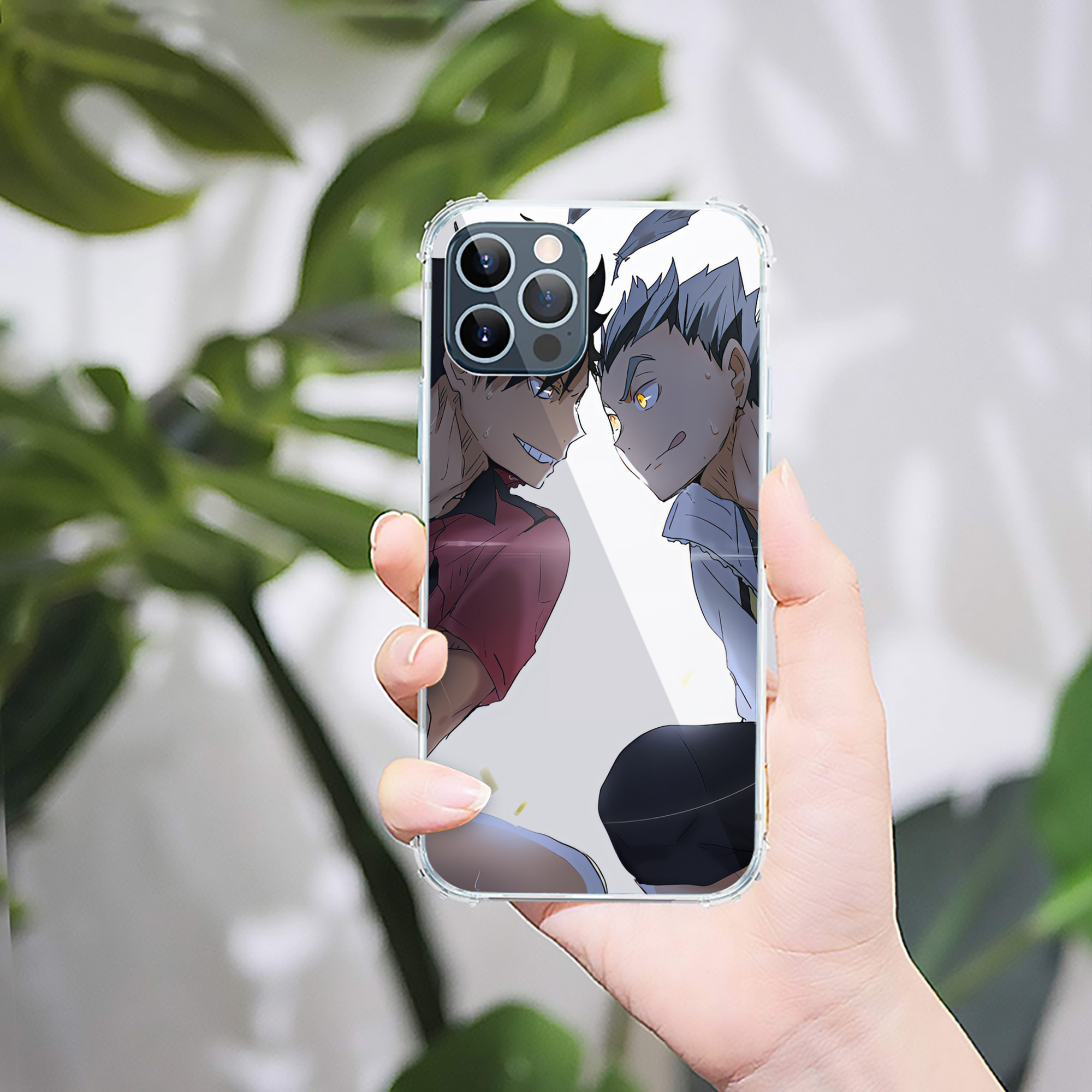 （画像用） ハイキュー!! Haikyu!! 【iPhone 12シリーズ対応】透明スマホケース（クリアソフトケース）